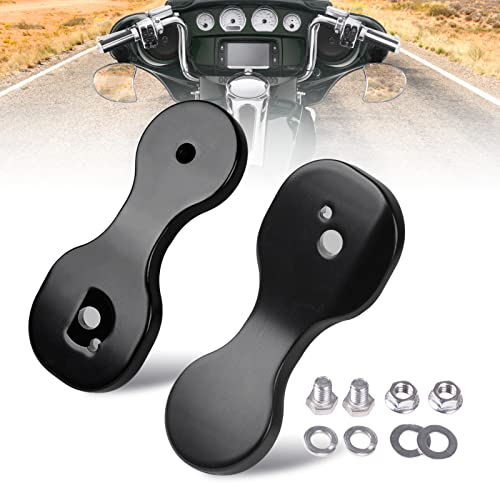 Sresk Motorcycle Mirror Drop Bracket Adapter Rear