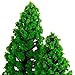 10Pcs 1.9 inch - 6.3 inch Green Train Set Scenery Landscape Model Tree Scale 1/50