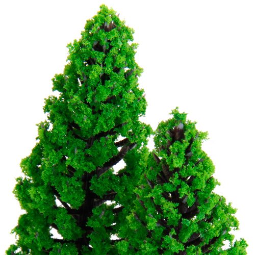 10pcs Mixed Green Model Trees Train Railway Park Scenery Landscape O Scale - Thumbnail 6