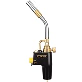 HYPEJET Propane Torch Head, Heavy-Duty Trigger Start MAPP Gas Torch | Torch Head Compatible with Propane and MAPP Gas Tank, MAPP Gas Torch for Campfire, Brazing, Firewood, Torch Only