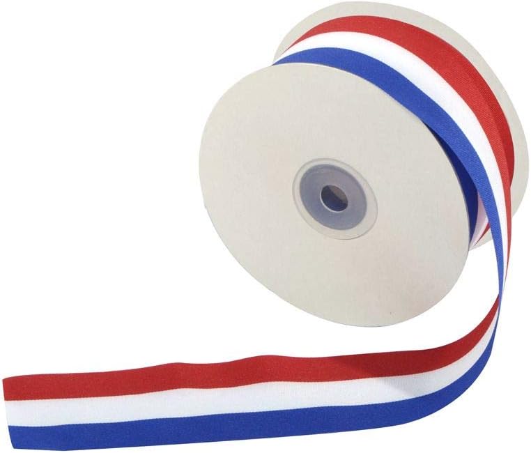 Ruban Tricolore Drapeau Français 66 Mm X 25 M - Décoration Festive Et Événements