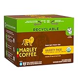 Marley Coffee, Marley Mixer Single Serve RealCup Organic Variety Pack for Keurig K-Cup Brewers, 36 Count