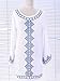 Bestyou® Women's Embroideried Swimsuit Cover up Tunic Shirts Beachwear (White), US XS-M