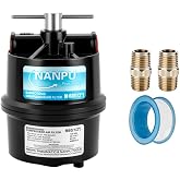 NANPU 1/2" NPT Sub-Micronic Compressed Air Filter Kit &ndash; 0.01 Micron | Filtration for Spray Guns, Air Tools &amp; CNC &ndash; Industrial Moisture &amp; Oil Removal, 100 CFM