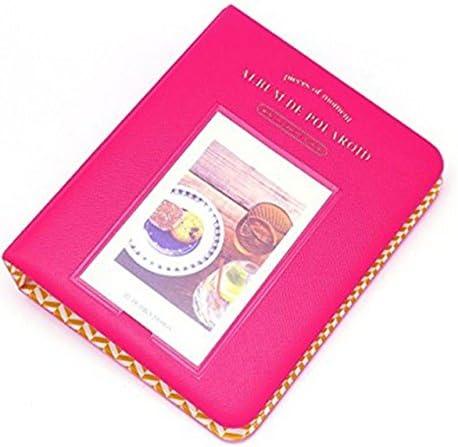 64 Pockets Photo Album for Mini Fuji Instax Polaroid mini7s 8 25 50s 90 Film (Rose)