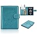 ACdream Passport Holder Cover, Leather Travel Wallet Case, RFID Blocking Document Organizer Protecrtor, with Slots for Credit Cards, Boarding Pass, for Women and Men - Sky BLue