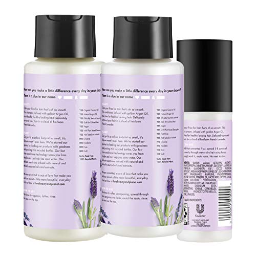 Love Beauty & Shampoo, Conditioner and Leave In Cream Argan Oil