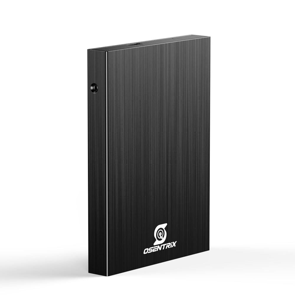 O2-BK 2TB USB 3.0 Pocket-Size Portable External Hard Drive (for Windows, MacOS, Xbox, PS)