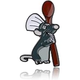 KEYCHIN Funny Rat Remy Brooch Remy Chef Fans Gifts Little Chef Mouse Enamel Pin