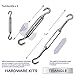 Windscreen4less Sun Shade Sail Hardware Kit - 8 Inches - Super Heavy Duty - for Triangle Sun Shade Sail