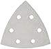 Bosch SDTW122 3-1/2 In. 120 Grit 25-Piece White Detail Sander Abrasive Triangles for Paint