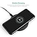Qi Wireless Charging Pad RAVPower Qi Certified Ultra-Safe Wireless Charger Compatible iPhone Xs Max XR XS X 8 Plus 8, Galaxy S9 S8+ S8 & All Qi-Enabled Devices (AC Adapter Not Included)