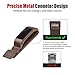UMTELE for Fitbit Charge 2 Band, Milanese Loop Stainless Steel Metal Bracelet Strap with Unique Magnet Lock, No Buckle Needed for Fitbit Charge 2 HR Fitness Tracker Coffee Small
