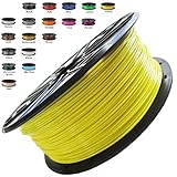 Melca 1.75 3D Printer Filament PLA 1kg +/- 0.03mm, Yellow (#F8F32B)