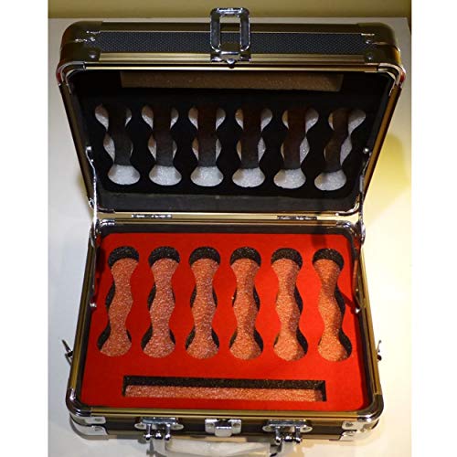 Deluxe TurboHarp Harmonica Case (Red and Black)
