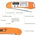 Instant Read Digital Meat Thermometer with Folding Stainless Probe for Oven Food, Meat, Grilling, Milk, Candy, BBQ and Cooking