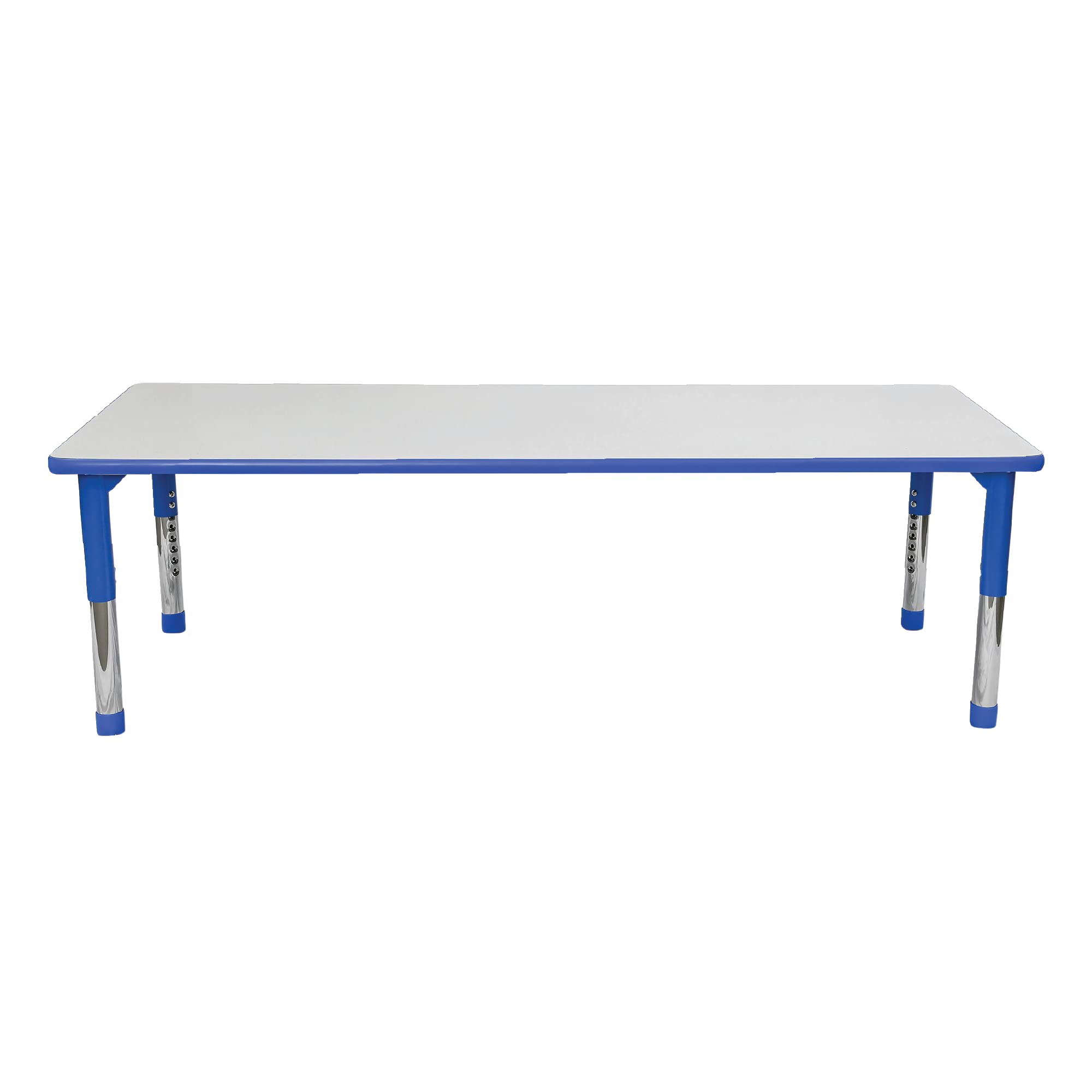 Photo 1 of Children’s Factory, AB6604PB, As We Grow School Table, 30"x72" Adjustable Height 16"-22" H, Blue-Gray, Kids Daycare, Preschool or Classroom Study & Activity Table