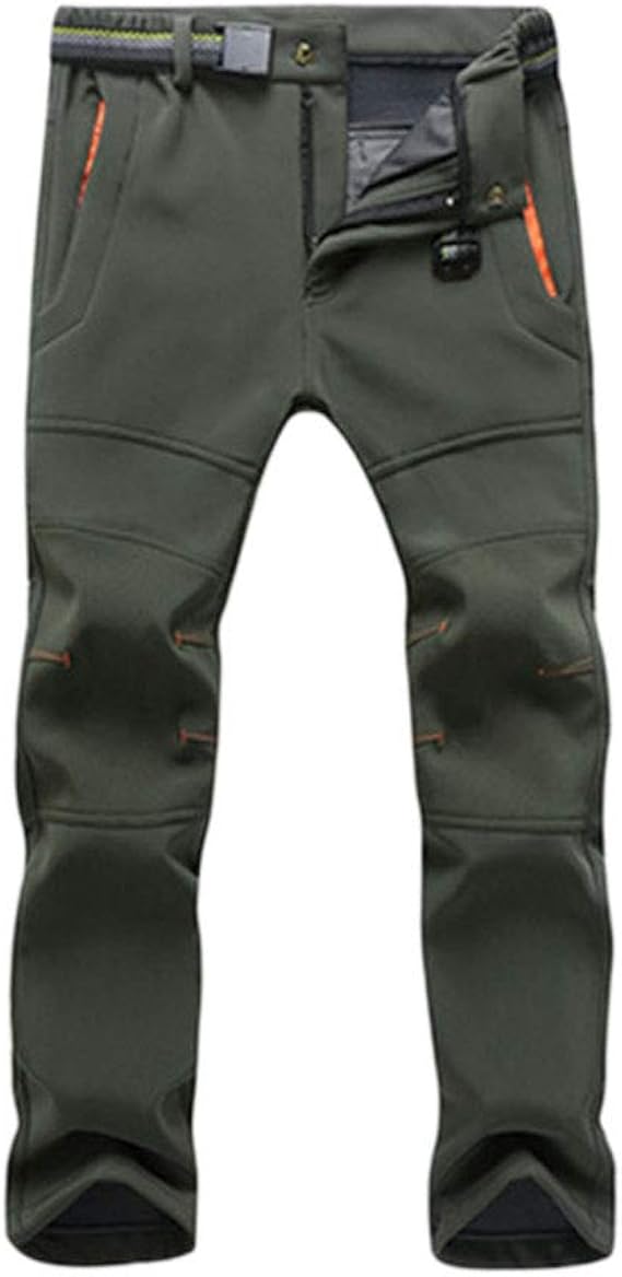 Pantalones Softshell Hombre Impermeables Y Térmicos – Forro Polar Para Senderismo Y Esquí (Talla ES)