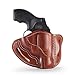 1791 Gunleather J-Frame Revolver Holster - OWB CCW Leather Gun Holster for Belts - Right Handed - Fits All J-Frame Revolvers Including S&W and Ruger LCR not Taurus