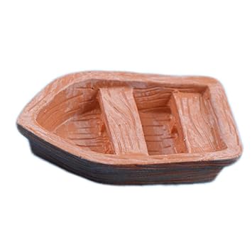 Casey Environmental Boats Miniature Dollhouse Bonsai Craft Micro Landscape DIY Flower Pot D�cor Cool Cain(None Random)