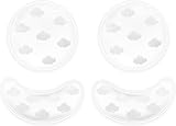 Navaris Reusable Cooling Eye Gel Pads Set - Round & Under Eye Patches - Cloud view 6