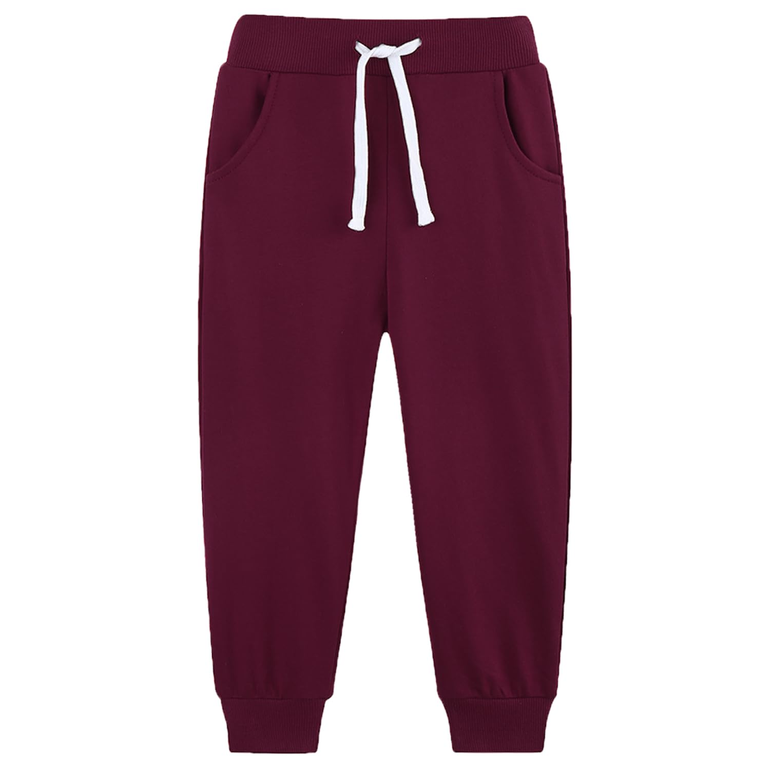 Avsead 4 Pack Toddler and Kids Boys Sweatpants Joggers Cotton Active Soft Joggers Pants with Functional Drawstring 2-14Y