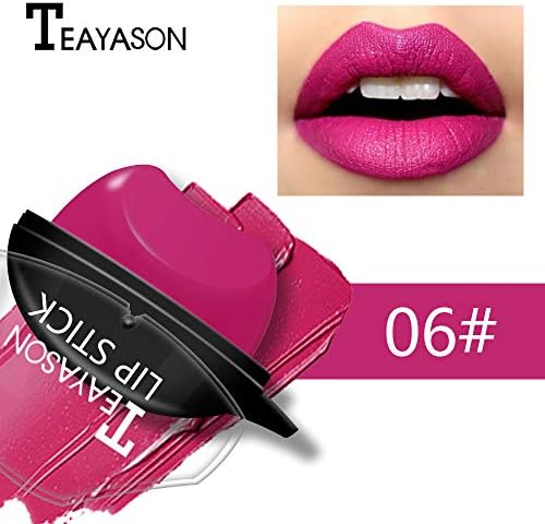 Lazzgirl Lipstick Womens Beauty Waterproof Long Lasting Lip Liquid Matte Lipstick Lip Gloss Makeup