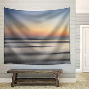 Sea at Dusk - Fabric Wall Tapestry Home Decor - 51x60 inches