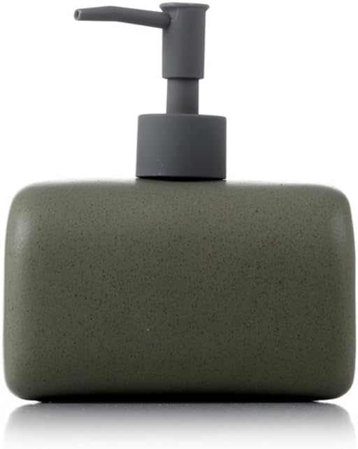DULPLAY Ceramic Manual Soap Dispenser,(Customizable Logo) Foam Hand sanitizer Bottle Hotel Shampoo Box Empty Bottle 500 ML -C 14x14x7cm(6x6x3inch)
