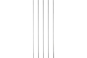 Crapyt Silver M2 Pushrod Linkage Rods 304 Stainless Steel for RC Airplane,Boat,Helicopter Round Shaft 5 PCS Replacement 200×2mm/7.87"×0.08"(L×D)