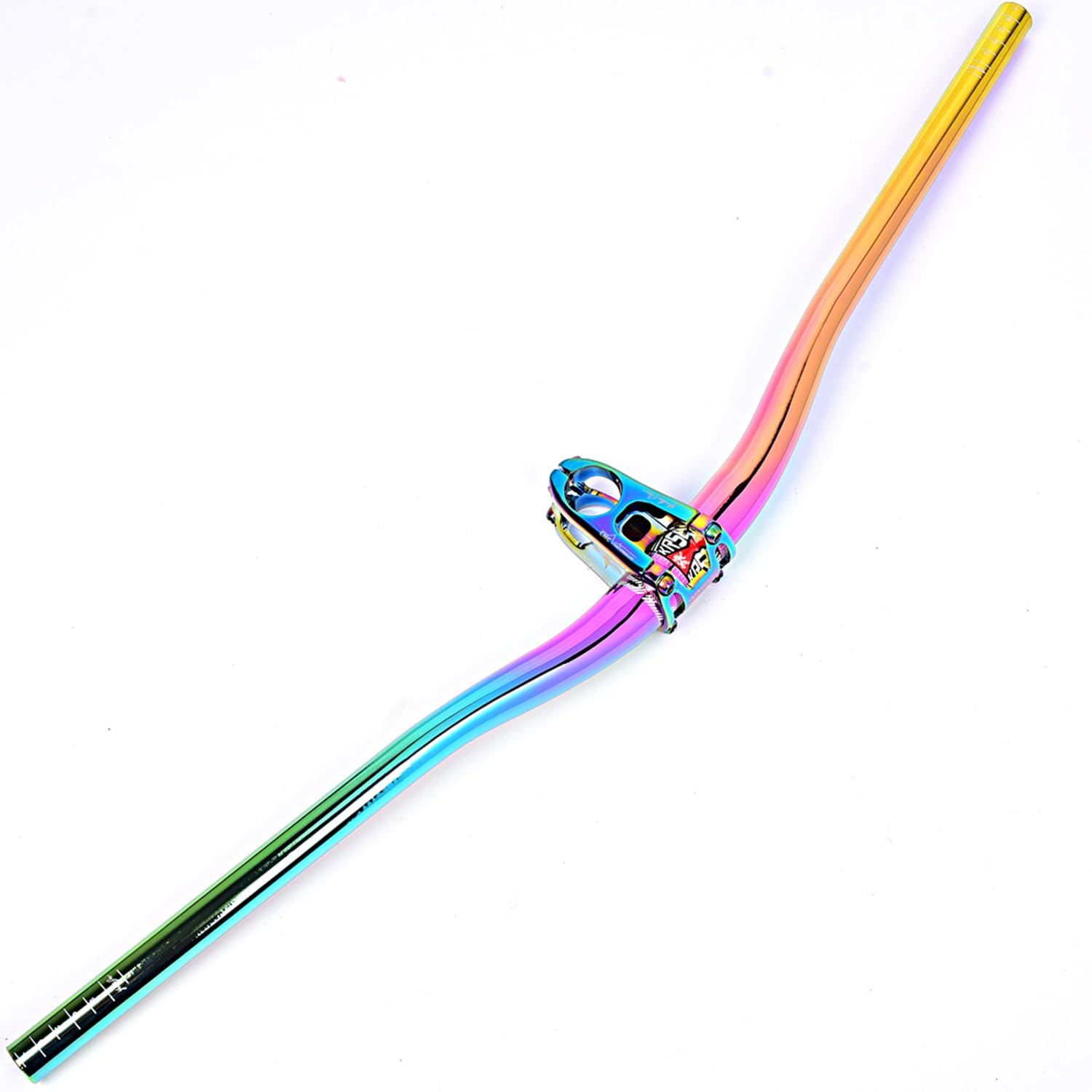CARACHOME MTB Bicycle - Colorful Rainbow Handlebar AM XC DH Downhill Racing Bike - 31.8mm*780mm, A2