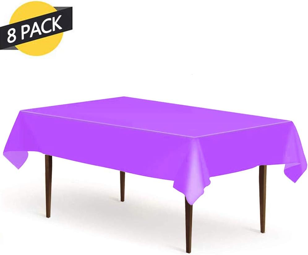 Best purple disposable table cloth