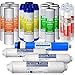 iSpring F28K75 NSF Certified 3-Year Replacement Set for 6-Stage Reverse Osmosis RO Systems with Alkaline Mineral Filter, 28 Pieces, White