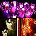 MZD8391 Halloween Decorations Lights, 4 Patterns in 1 Halloween String Lights, Pumpkin Bat Ghost Spider 20 LED Fairy Lights for Indoor/Outdoor Halloween Party Decoration (Battery Operated)