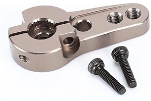 RCAWD SCX10 II Servo Arm 25T AXIC0836 for 1/10 Axial Capra 1.9 Unlimited Servo Horn RR10 Bomber SMT10 Grave Digger AX30836 Upgrades Part Titanium