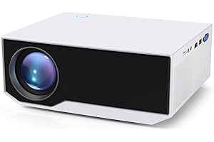 ZDK Native 1080P 18000 Lumen 4K Supported Projector with wifi and bluetooth, Bedroom Outdoor Indoor Projector Compatible with Smartphone, HDMI, USB, AV, Fire Stick, PS5 for Home, Bedroom, Outdoor Use
