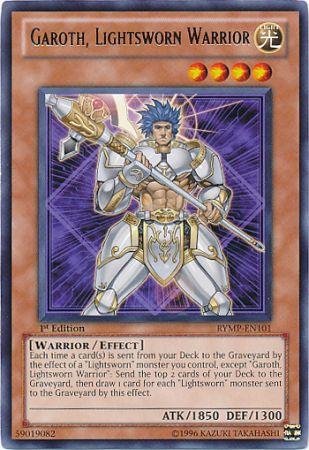 Yu-Gi-Oh! - Garoth, Lightsworn Warrior (RYMP-EN101) - Ra Yellow Mega-Pack - 1st Edition - Rare