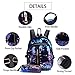 Girls Mini Backpack Sequin Bookbag Cute Daypacks Purse for Kids Christmas Gift - Blue&Purple