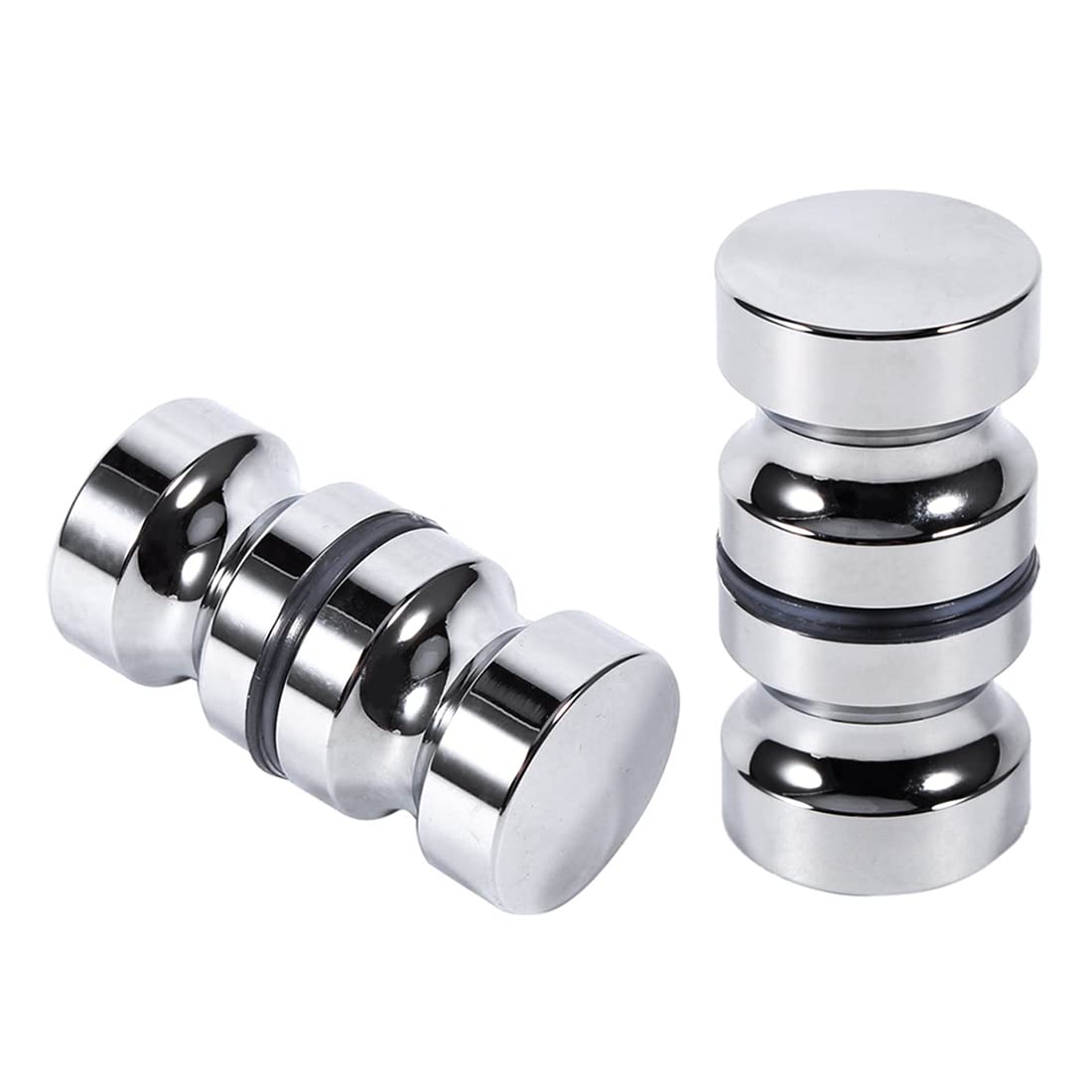 Sumbirg 2 Pcs Shower Door Handle Bathroom Door Knob Shower Screen Metal Handles for Shower Glass Door Bathroom Sliding Door Shower Door Knobs