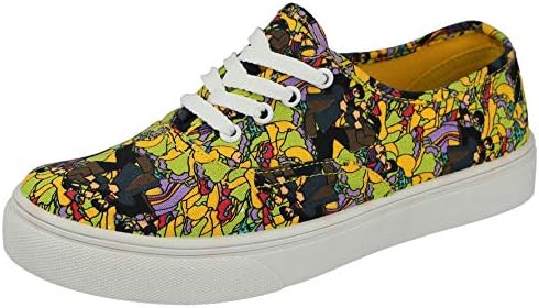 Ladies Low Top Canvas Print Lace Up Slip On Pumps Plimsoll Casual Sneakers Trainers Shoes Size 3-8