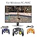 Mekela 5.8 feet Classic USB Wired NGC Controller Gamepad resembles Gamecube for Windows PC MAC (USB Blue)thumb 3