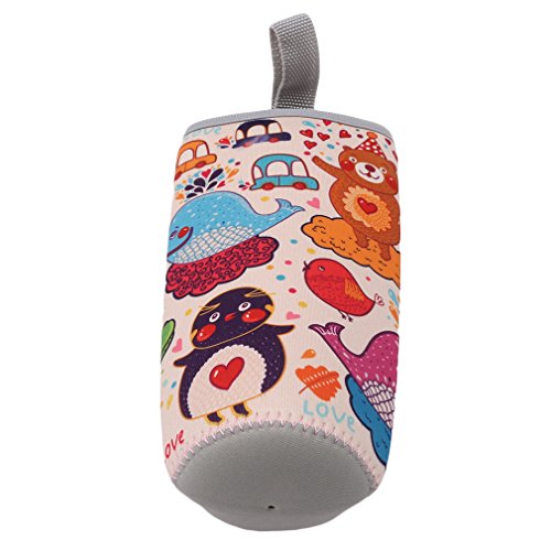 Dolland Neoprene Water Bottle Sleeve Insulated Glass Drink Bottle Cover,Type 4,One Size