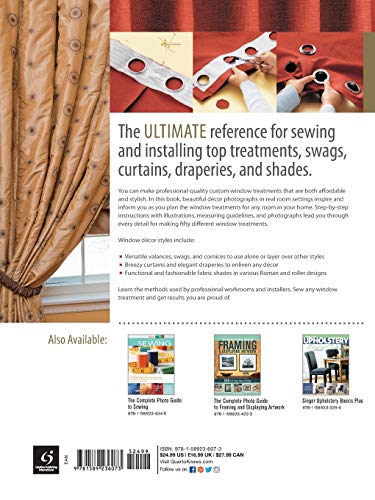 The Complete Photo Guide to Window Treatments: DIY Draperies, Curtains, Valances, Swags, and Shades - Thumbnail 2