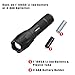 TANSOREN Zoomable LED 900 Lumens Ultra Bright Tactical Waterproof Handheld Flashlight Bike Headlight Taillight Rechargeable 18650 Battery Charger