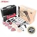 Hi-Spec 2.5A (300w) Oscillating Multi-Tool with Keyless Tool Changing, 38pc Accessory Kit and Variable Speed Switch for Sanding, Grinding, Cutting, Removing Grout and Stains - Power Tool