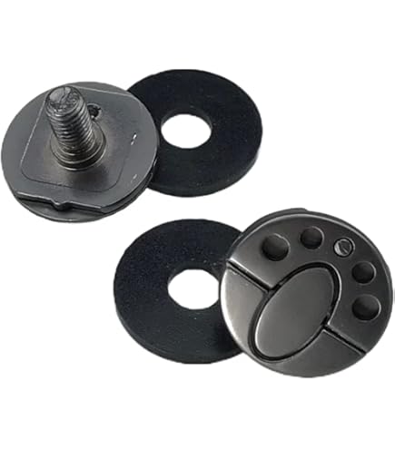 Bell Moto-10 Helmet Magnetic Cheek Pads - Replacement Pads, Black, 35mm Thick