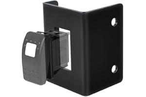 MUGLFPT 3014188 Rocker Switch Mounting Bracket for Truck, Trailer, Bus Mounting Toggle Switch Housing and 12 Volt Dual Momentary Switch (for use with Rocker Switch 3014187, not Included) - 1-7/16" x 13/16"