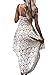 Alvaq Women's Summer Casual V Neck Bridesmaid Lace High Low Party Midi Dress Wedding Cocktail White Large