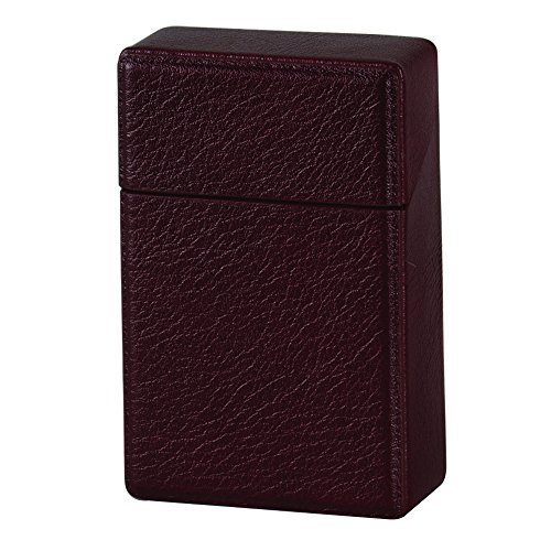 IWIM Genuine Cowhide Leather Cigarette Pack Case/Box/Holder for Regular King Size Cigarettes