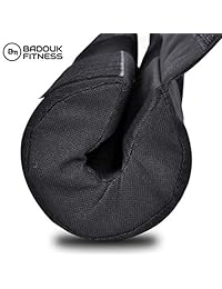 Badouk Fitness Squat Pad Barbell Pad - Sponge Foam Pad Protected with Nylon- Neck Groove Provides Relief & Comfort- Adjustable Velcro Perfect for Any Fitness Gym Workout Hip Thrusts Lunges Squats